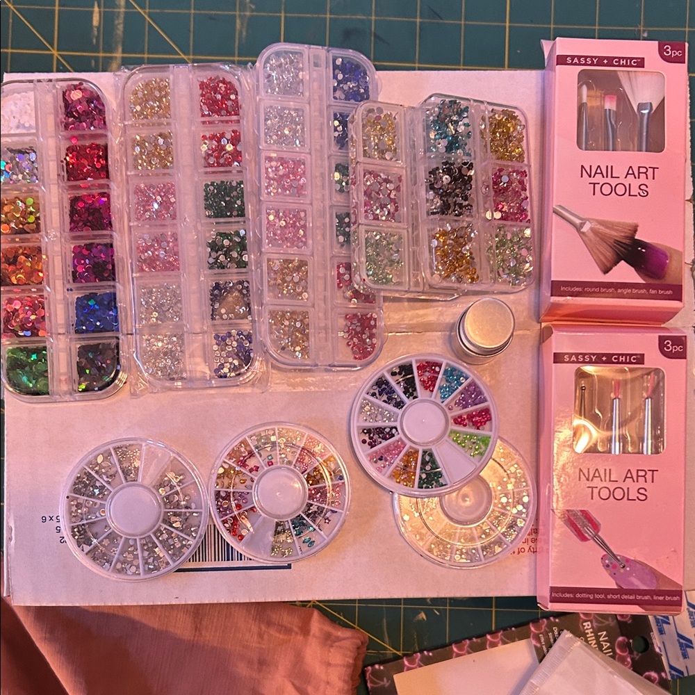 Nail Art Tools Set - Multicolor